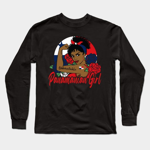 Panamanian Girl Long Sleeve T-Shirt by JayD World